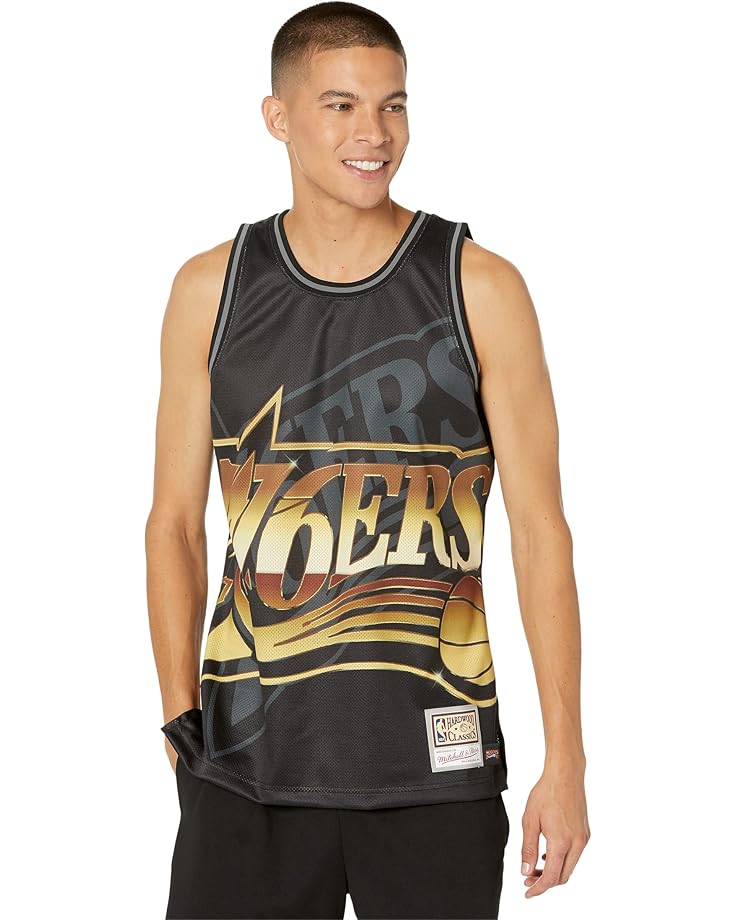 6pm Mitchell & Ness NBA® Big Face 4.0 Fashion Tank 76ers Men's