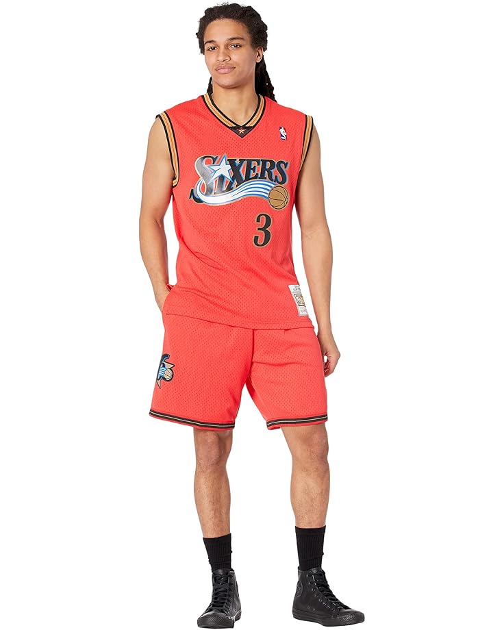 6pm Mitchell & Ness NBA Reload Swingman Shorts 76ers 1999 Men's