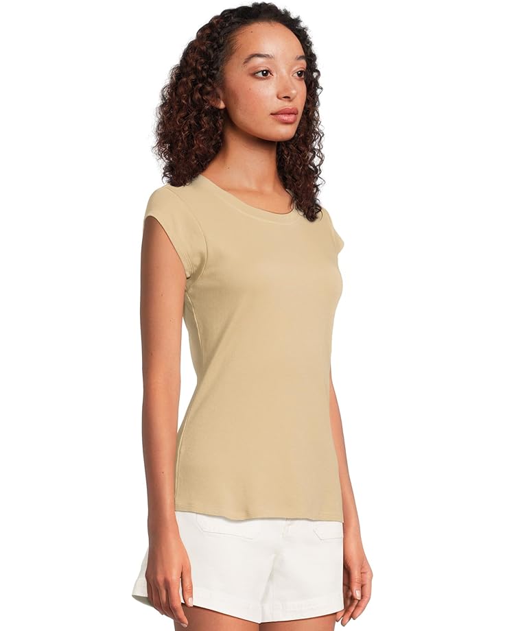 6pm Mod-o-doc Cap Sleeve Crew Neck Slim Tee Women's