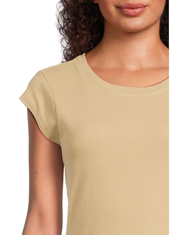 6pm Mod-o-doc Cap Sleeve Crew Neck Slim Tee Women's