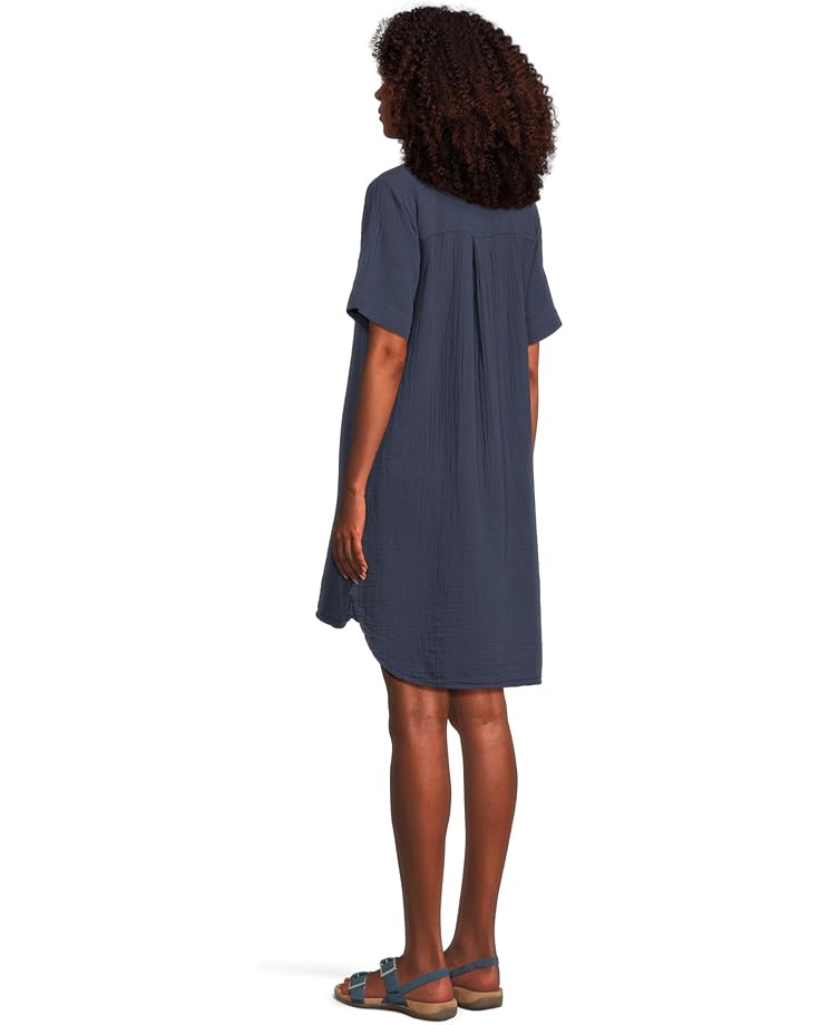 6pm Mod-o-doc Half Sleeve Swing Shirt Dress Women's