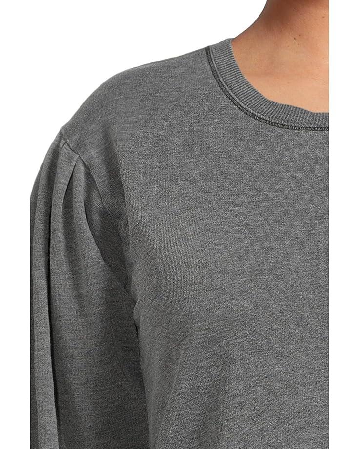 Mod-o-doc Long Pleated Sleeves Sweatshirt Women's Black