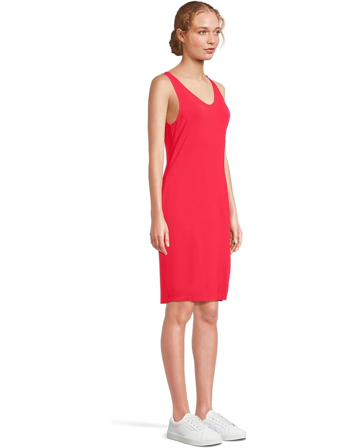 Mod-o-doc Side Slit Tank Dress Women's Glazed Cherry