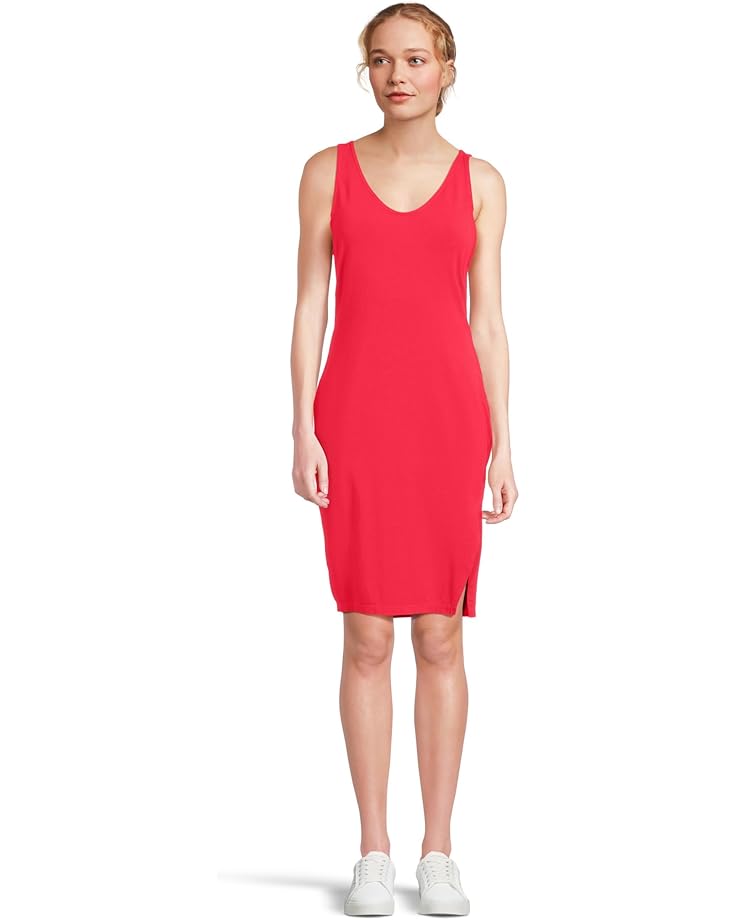 Mod-o-doc Side Slit Tank Dress Women's Glazed Cherry