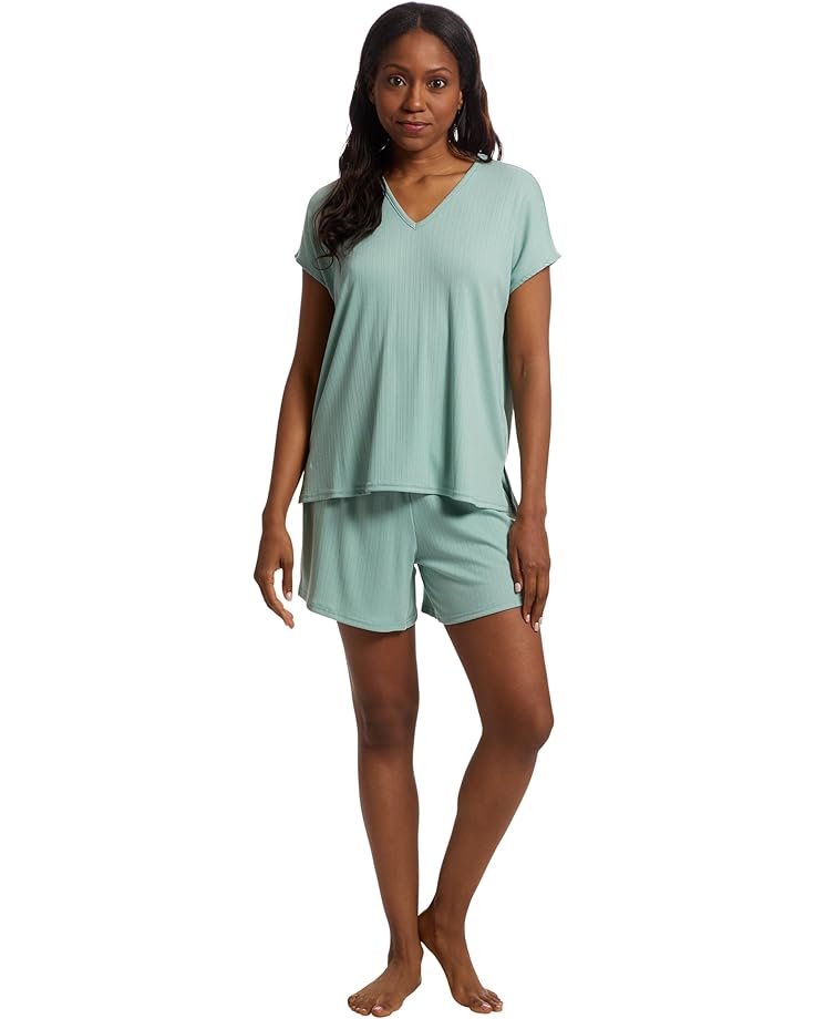 N by Natori Soothe Short Sleeve Short Set Women's