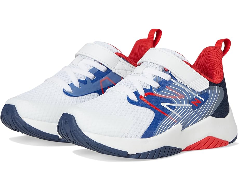 6pm New Balance Kids Rave Run v2 Bungee Lace with Top Strap (Little Kid/Big Kid)