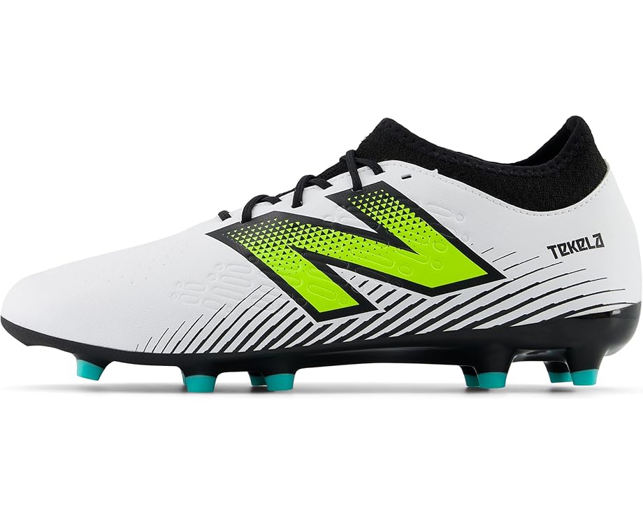 New Balance Tekela Magique FG V4+ Soccer Cleats Unisex White/Hi-Lite