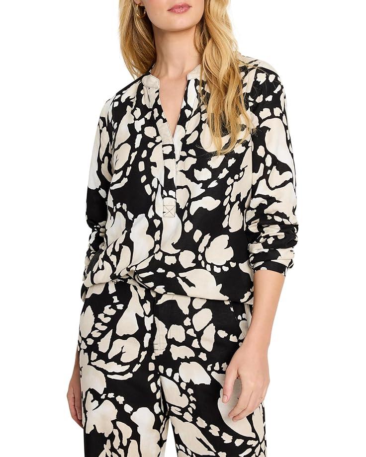 NIC+ZOE Petite Evening Petal Woven Shirt Women's