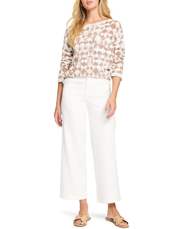 NIC+ZOE Petite Textured Diamond Sweater Women's
