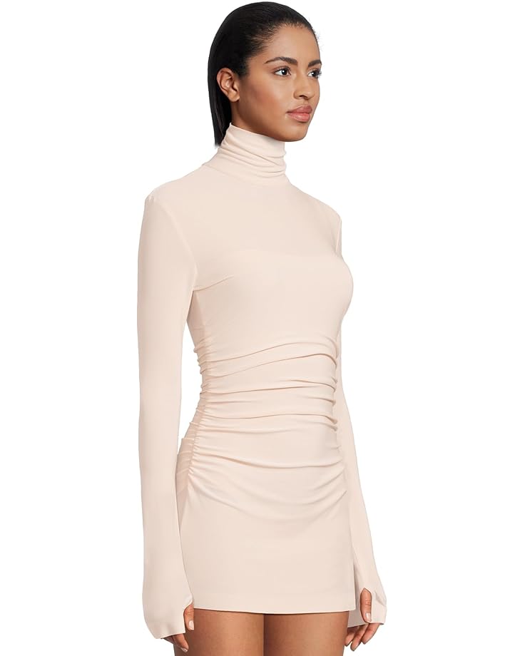 6pm Norma Kamali Long Sleeve Turtleneck Pickleball Dress Women's
