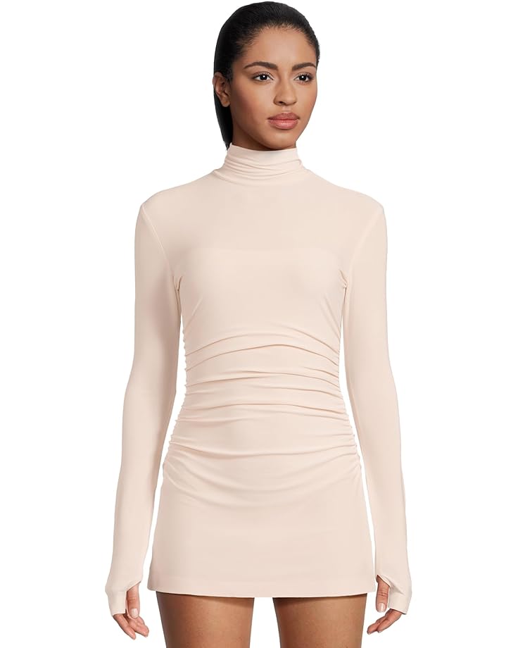6pm Norma Kamali Long Sleeve Turtleneck Pickleball Dress Women's