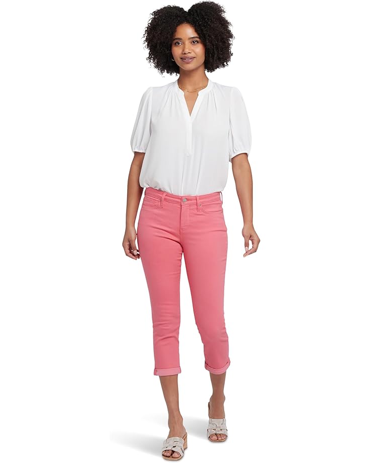 6pm NYDJ Chloe Skinny Capri Jeans in Spiced Coral Women's