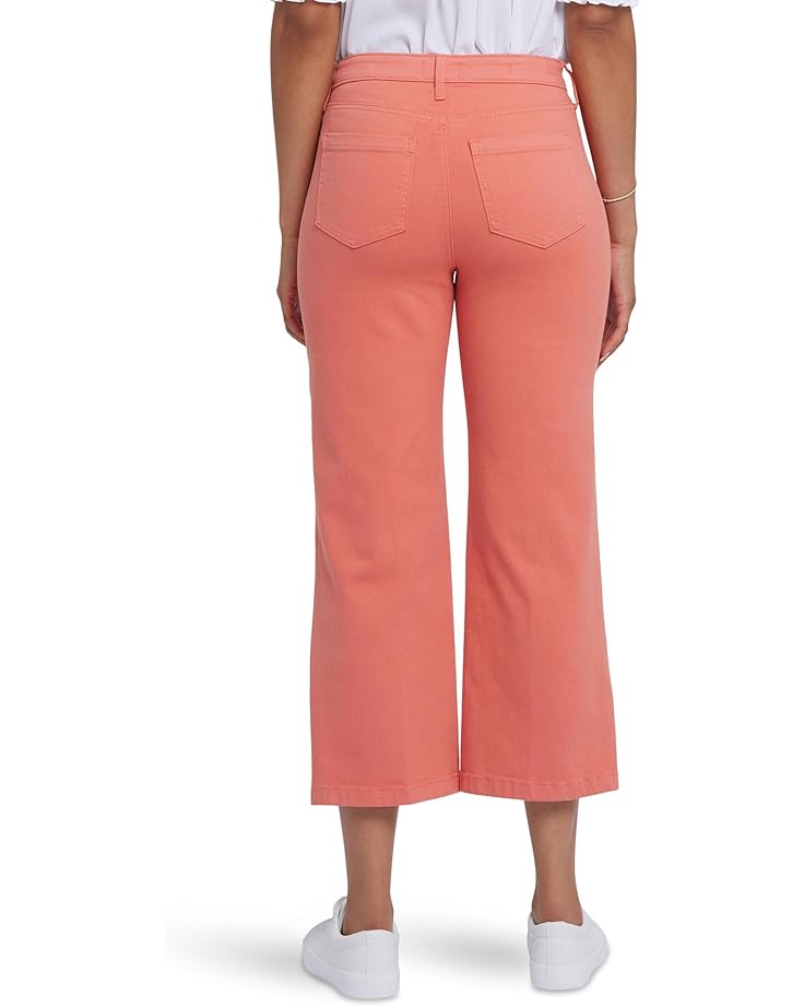 6pm NYDJ Coco Relaxed Wide Leg Crop Jeans In Coral Haze Women's