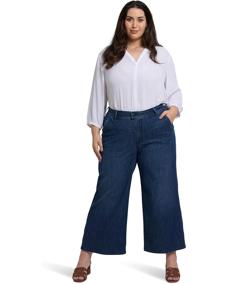 6pm NYDJ Plus Size Mona Trousers in Ibiza Blues Women's