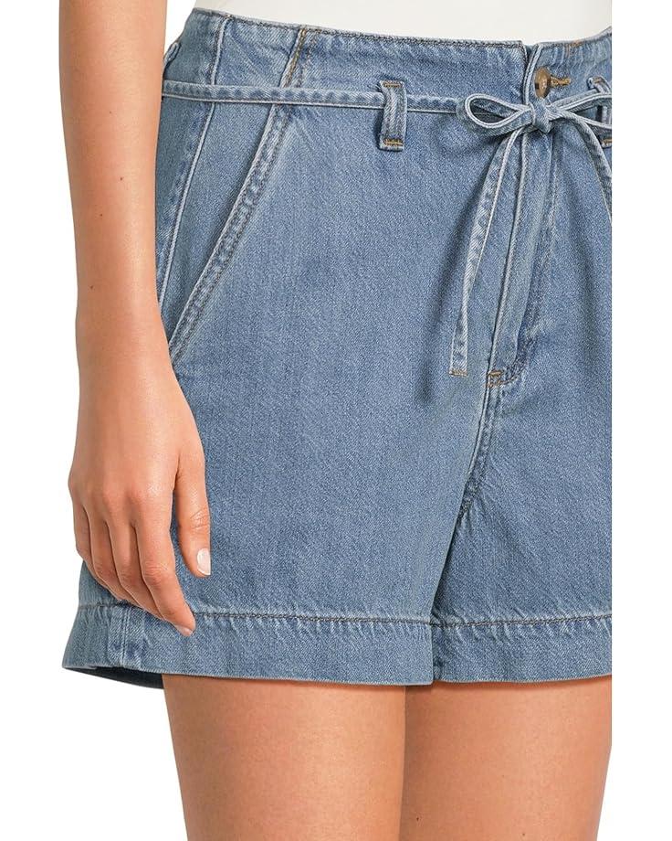 6pm Paige Anessa Shorts With Waist Tie In Tranquility Women's