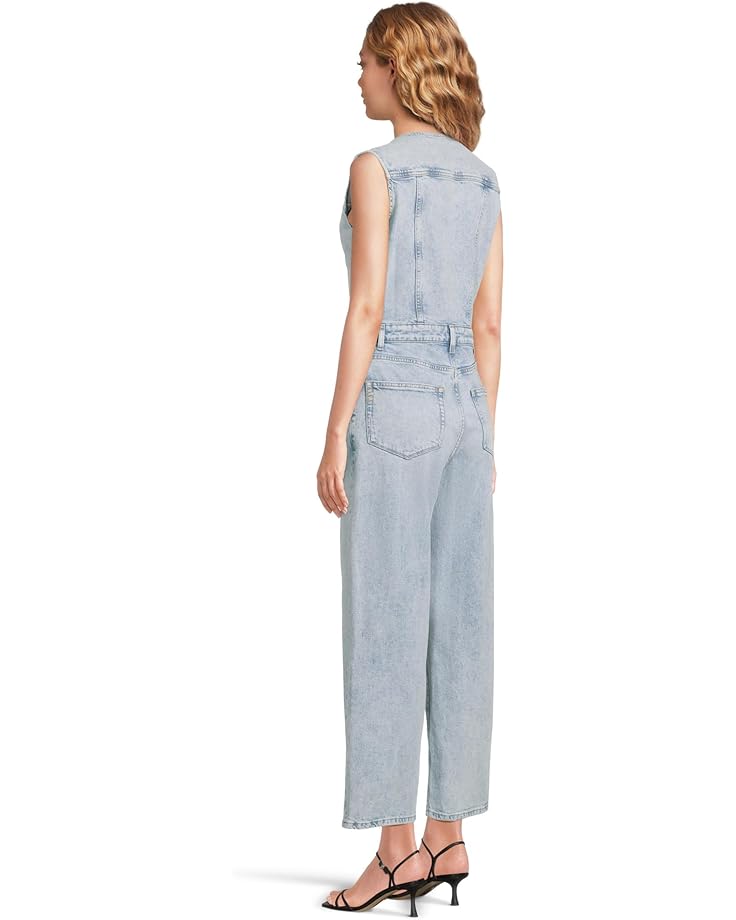 Paige Cirie Ankle Denim Jumpsuit In Mezza Women's