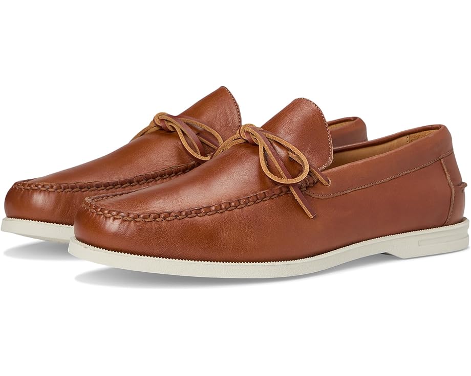 6pm Peter Millar Excursionist Leather Boat Shoes Men's
