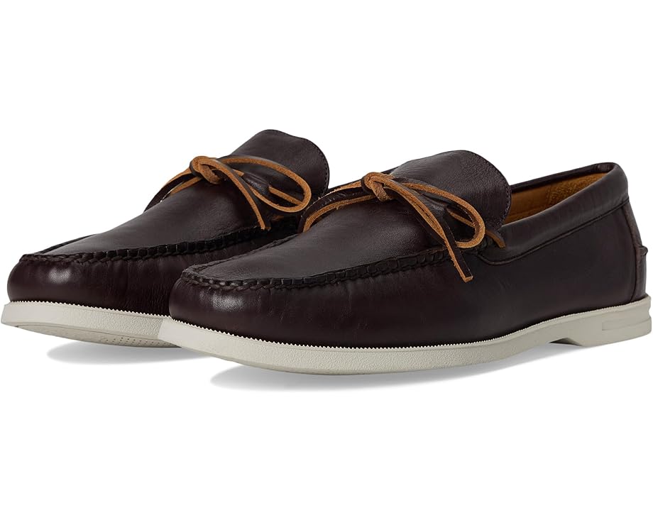 6pm Peter Millar Excursionist Leather Boat Shoes Men's