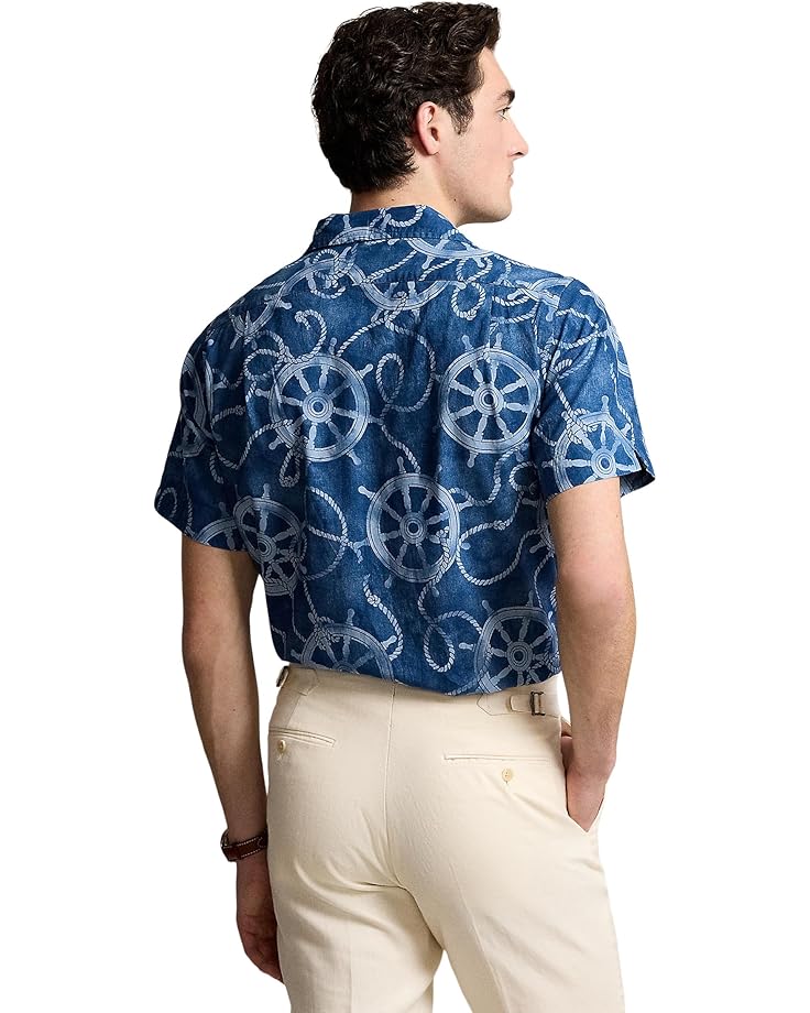 Polo Ralph Lauren Classic Fit Cotton-Linen Camp Shirt Men's