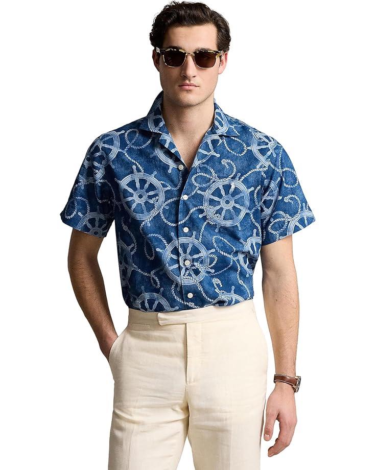 Polo Ralph Lauren Classic Fit Cotton-Linen Camp Shirt Men's