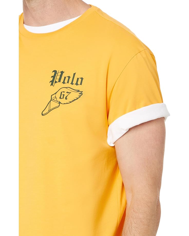 Polo Ralph Lauren Classic Fit Jersey Graphic T-Shirt Men's Gold Bugle