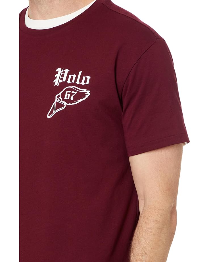 Polo Ralph Lauren Classic Fit Jersey Graphic T-Shirt Men's Classic Wine