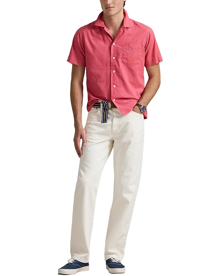 6pm Polo Ralph Lauren Classic Fit Linen-Cotton Camp Shirt Men's