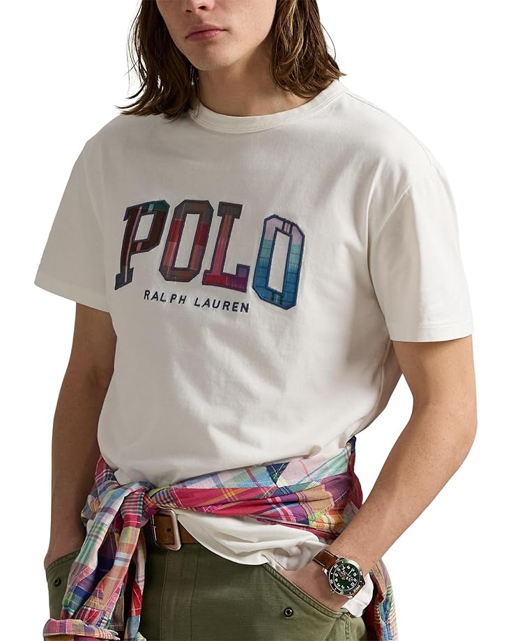 6pm Polo Ralph Lauren Classic Fit Madras-logo Jersey T-shirt Men's