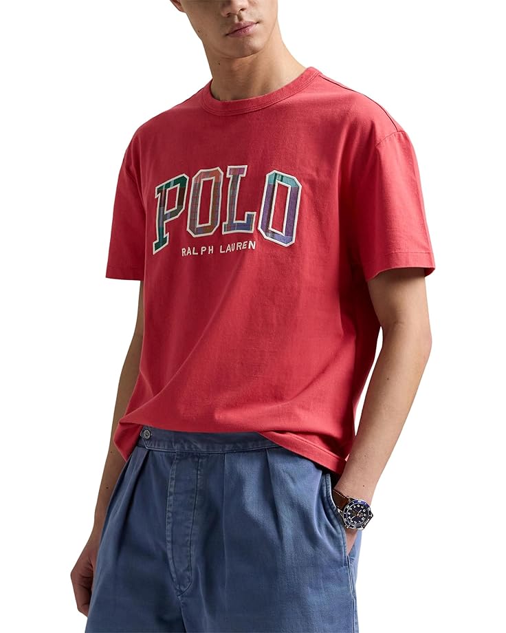 6pm Polo Ralph Lauren Classic Fit Madras-logo Jersey T-shirt Men's