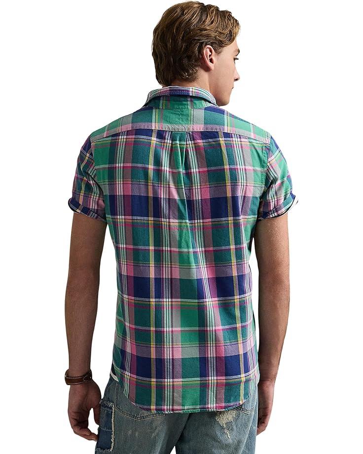 6pm Polo Ralph Lauren Classic Fit Plaid Oxford Shirt Men's