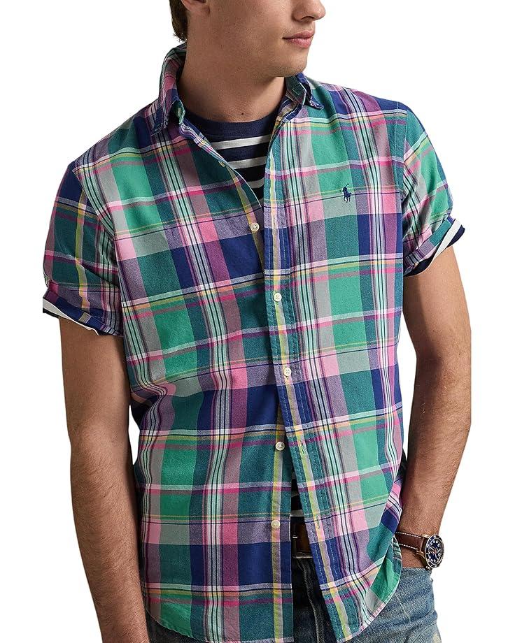 6pm Polo Ralph Lauren Classic Fit Plaid Oxford Shirt Men's
