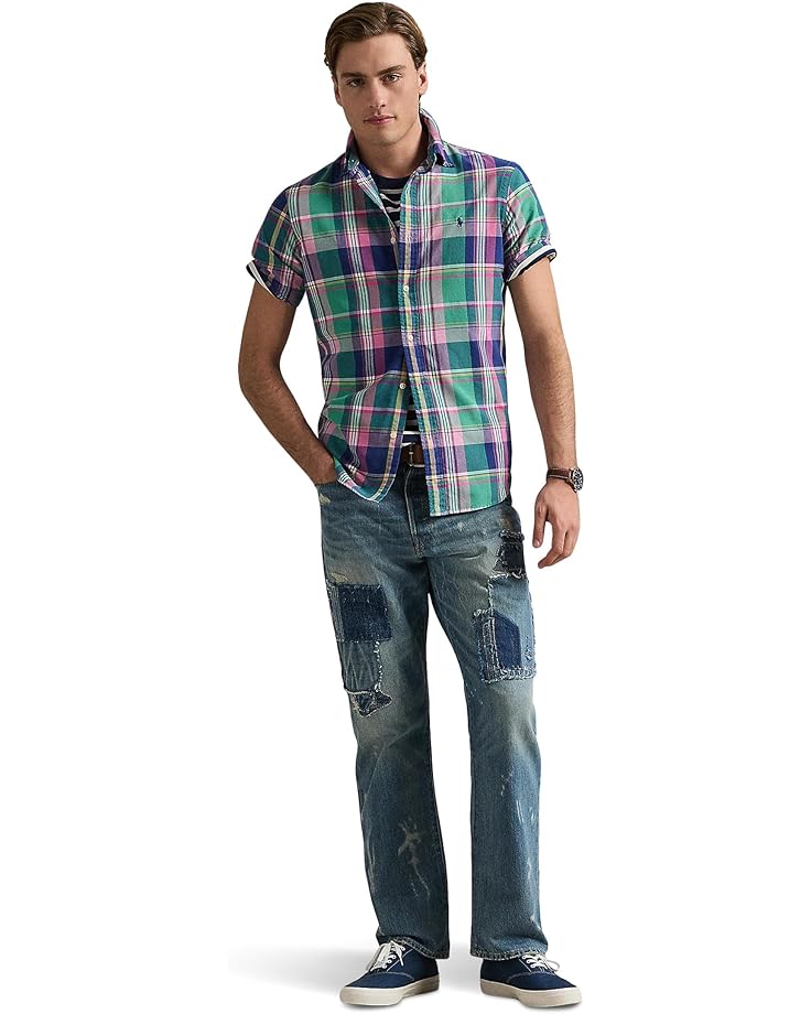 6pm Polo Ralph Lauren Classic Fit Plaid Oxford Shirt Men's