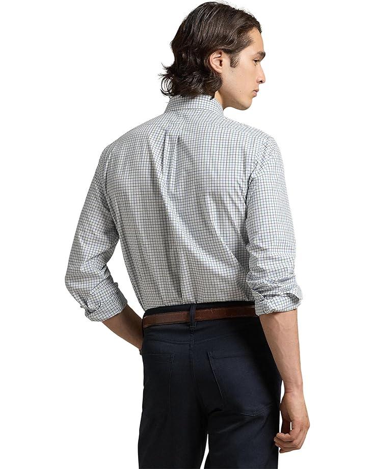Polo Ralph Lauren Classic Fit Plaid Stretch Poplin Shirt Men's Blue/Green Multi