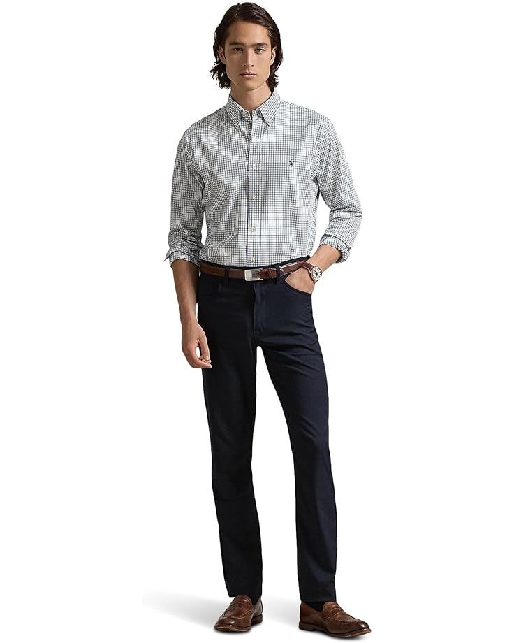 Polo Ralph Lauren Classic Fit Plaid Stretch Poplin Shirt Men's Blue/Green Multi
