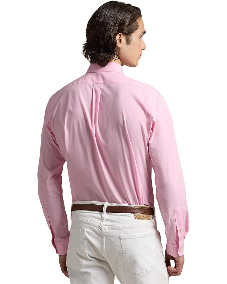 Polo Ralph Lauren Classic Fit Stretch Poplin Shirt Men's Carmel Pink
