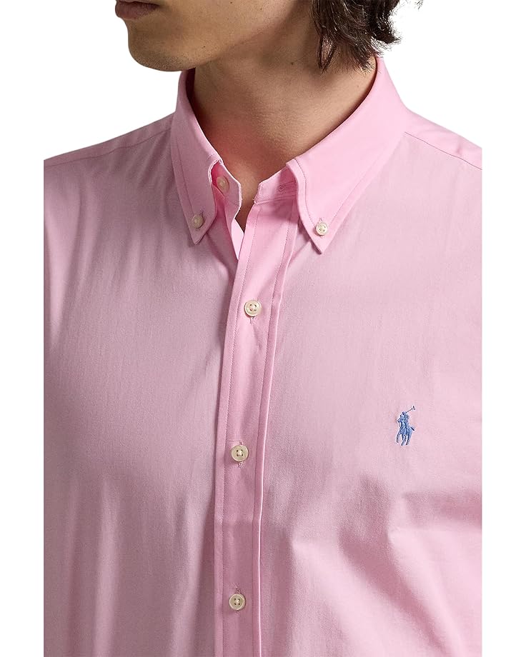 Polo Ralph Lauren Classic Fit Stretch Poplin Shirt Men's Carmel Pink