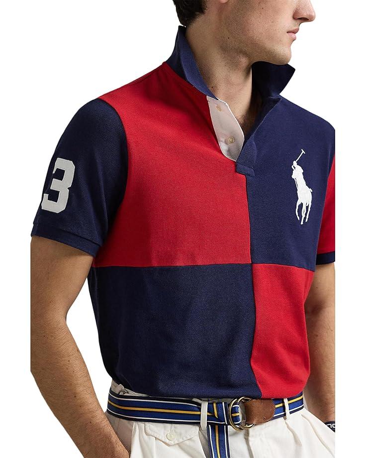 6pm Polo Ralph Lauren Custom Slim Fit Big Pony Mesh Polo Shirt Men's
