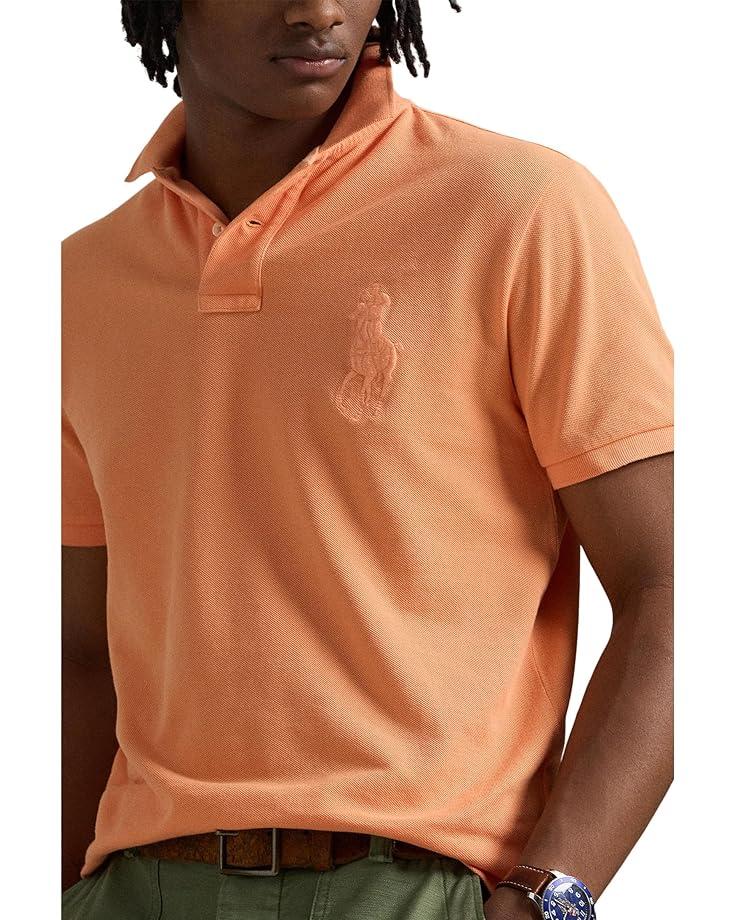 6pm Polo Ralph Lauren Custom Slim Fit Big Pony Mesh Polo Shirt Men's