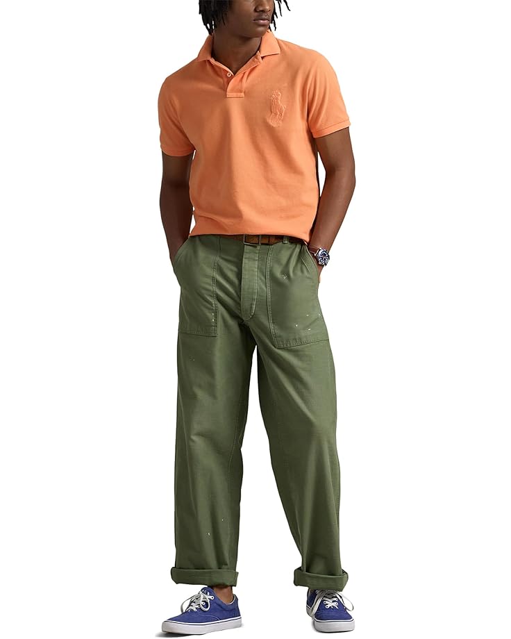 6pm Polo Ralph Lauren Custom Slim Fit Big Pony Mesh Polo Shirt Men's
