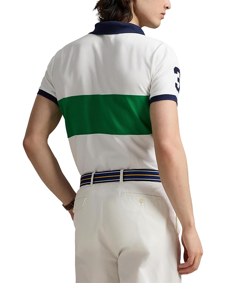 6pm Polo Ralph Lauren Custom Slim Fit Stretch Oxford Mesh Polo Men's