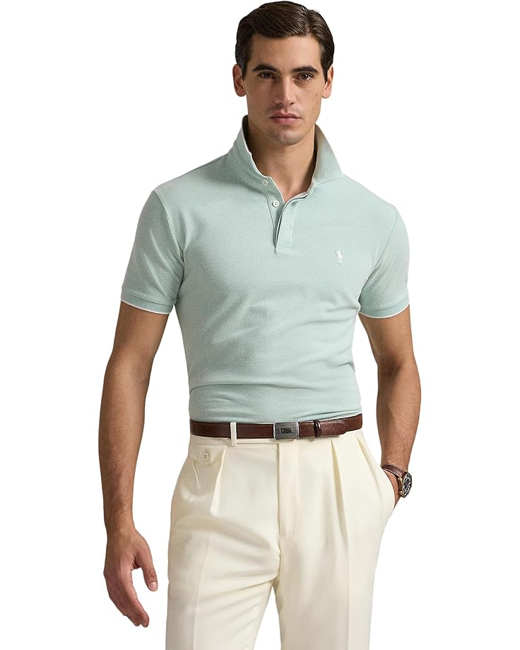 6pm Polo Ralph Lauren Custom Slim Fit Stretch Oxford Mesh Polo Men's