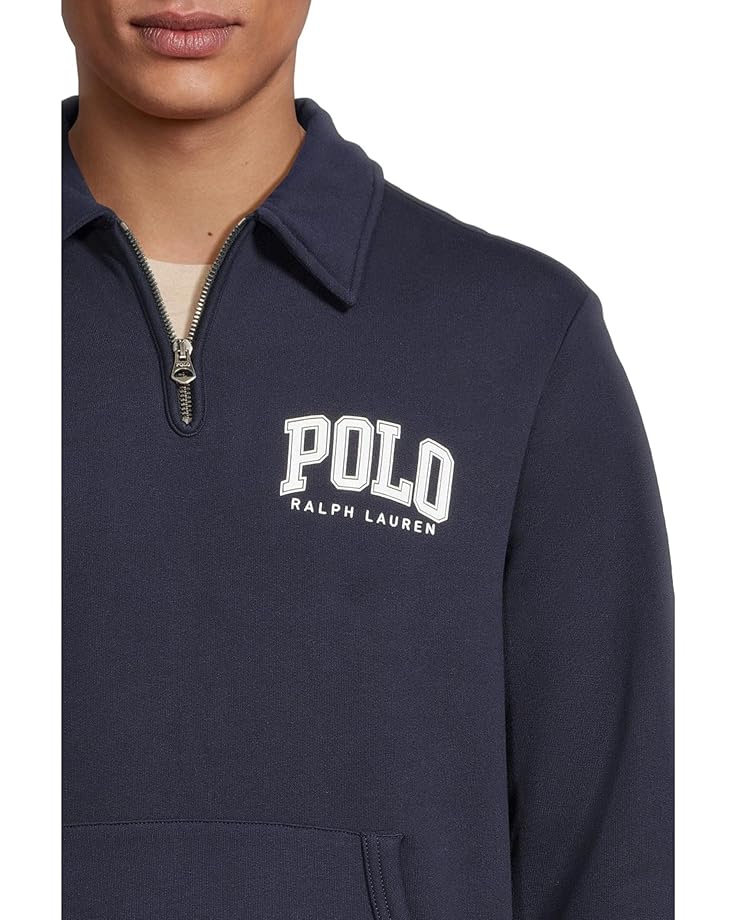6pm Polo Ralph Lauren Logo Fleece Collared Sweatshirt Men's