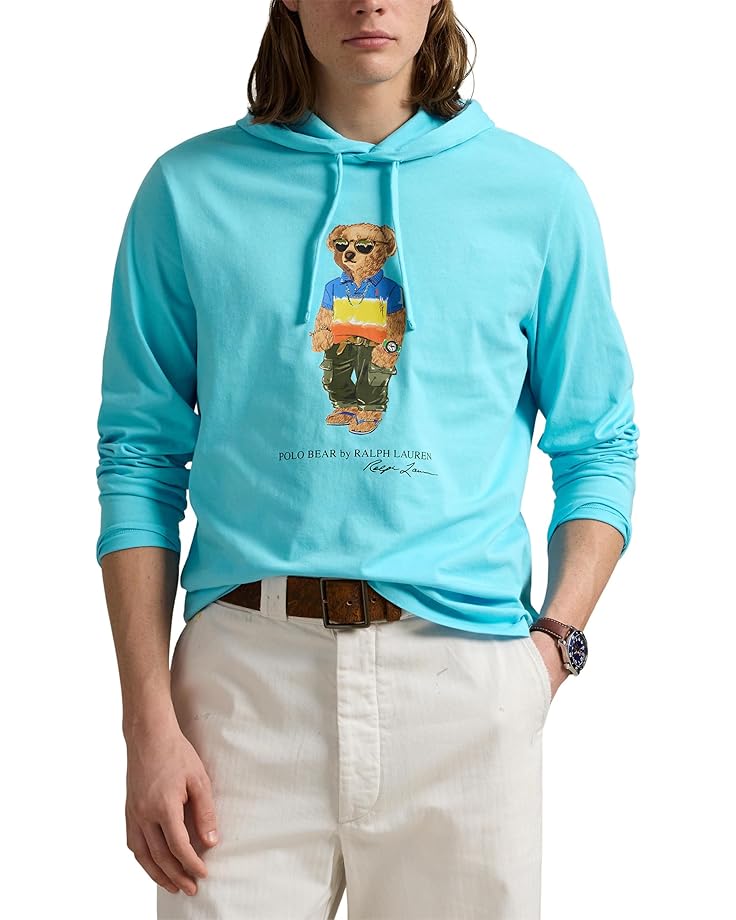 6pm Polo Ralph Lauren Polo Bear Jersey Hooded T-Shirt Men's