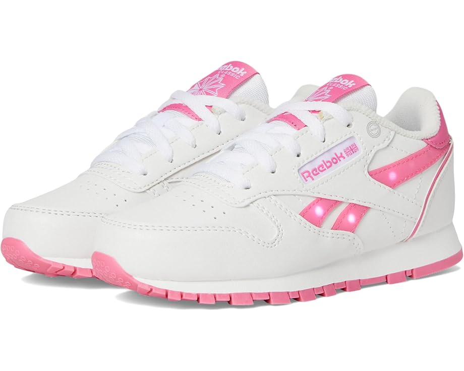 6pm Reebok Kids Classic Leather Step N' Flash 2.0 (Little Kid)