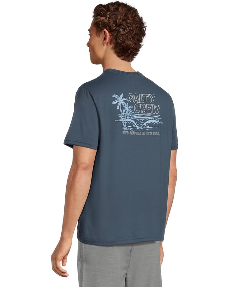 6pm Salty Crew Aframe Crossover Short Sleeve Tech Men's