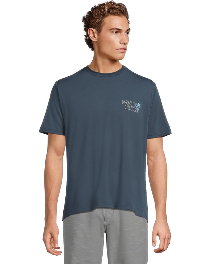6pm Salty Crew Aframe Crossover Short Sleeve Tech Men's