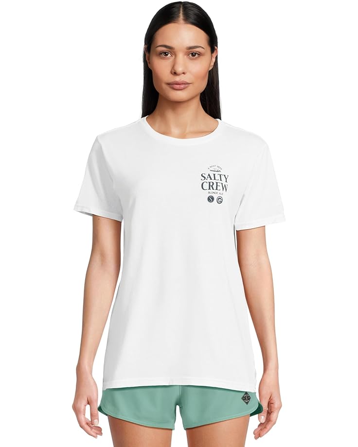 Salty Crew Sip And Sea Boyfriend Tee Women's White