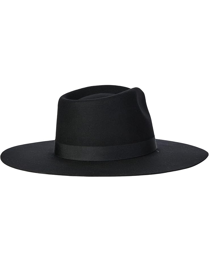 6pm San Diego Hat Company Wool Felt Stiff Brim Fedora W/ Bow Trim