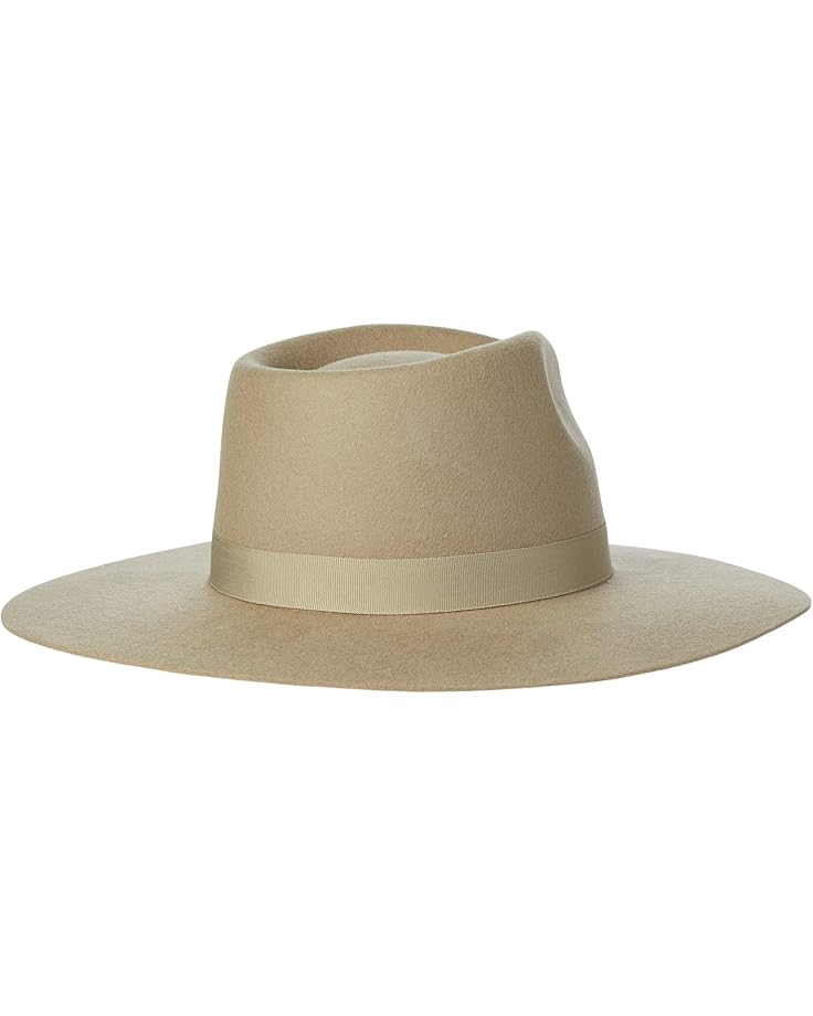 6pm San Diego Hat Company Wool Felt Stiff Brim Fedora W/ Bow Trim