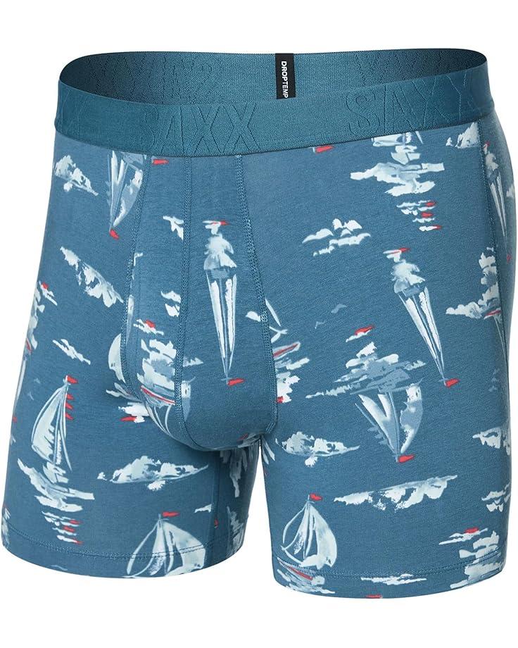 6pm SAXX UNDERWEAR Droptemp Cooling Cotton Boxer Brief Fly Men's